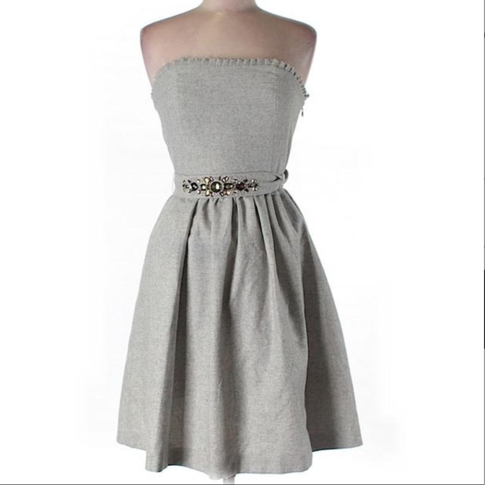 Banana Republic Cocktail Dress - Heather Gray